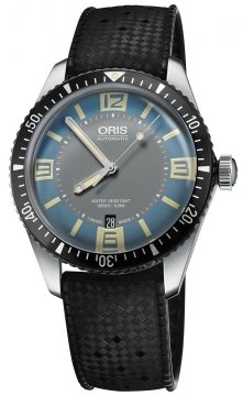 Buy this new Oris Divers Sixty-Five 40mm 01 733 7707 4065-07 4 20 18 mens watch for the discount price of £1,190.00. UK Retailer.